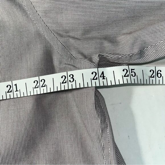 Perry Ellis Portfolio Men’s Long Sleeve Button Down Dress Shirt Gray Size Large - Picture 7 of 10